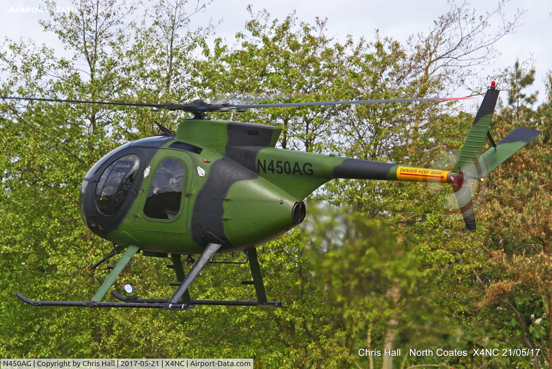 N450AG, 1971 MD Helicopters 369HM C/N 1090202M, North Coates Summer fly in