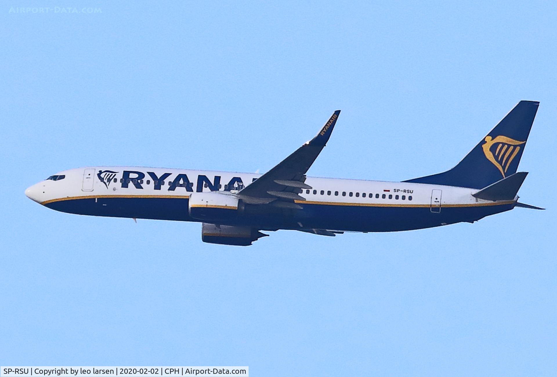SP-RSU, 2017 Boeing 737-8AS C/N 44776, Copenhagen 2.2.2020