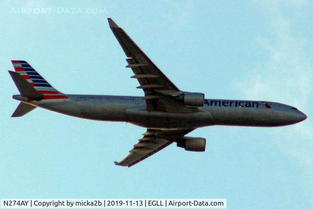 N274AY, 2000 Airbus A330-323X C/N 342, In flight