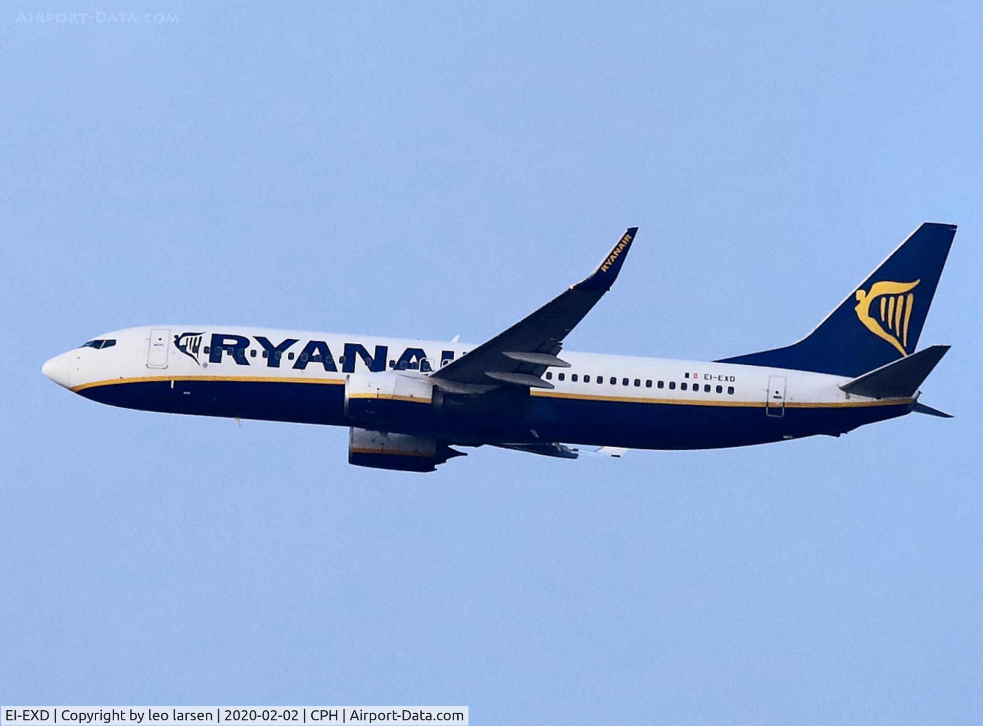 EI-EXD, 2012 Boeing 737-8AS C/N 40320, Copenhagen 2.2.2020