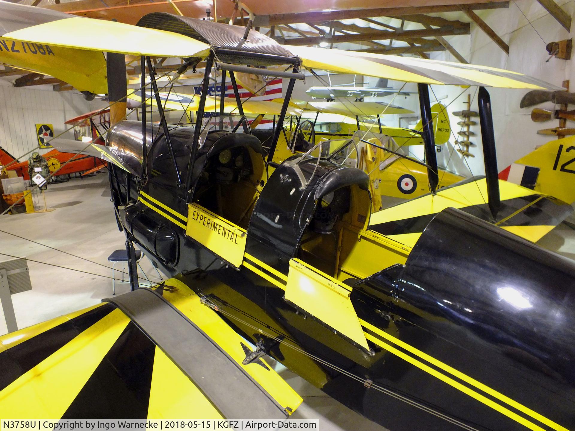 N3758U, 1941 De Havilland Canada DH-82C Tiger Moth C/N DHC1269, De Havilland (Schildberg) D.H.82A Tiger Moth at the Iowa Aviation Museum, Greenfield IA