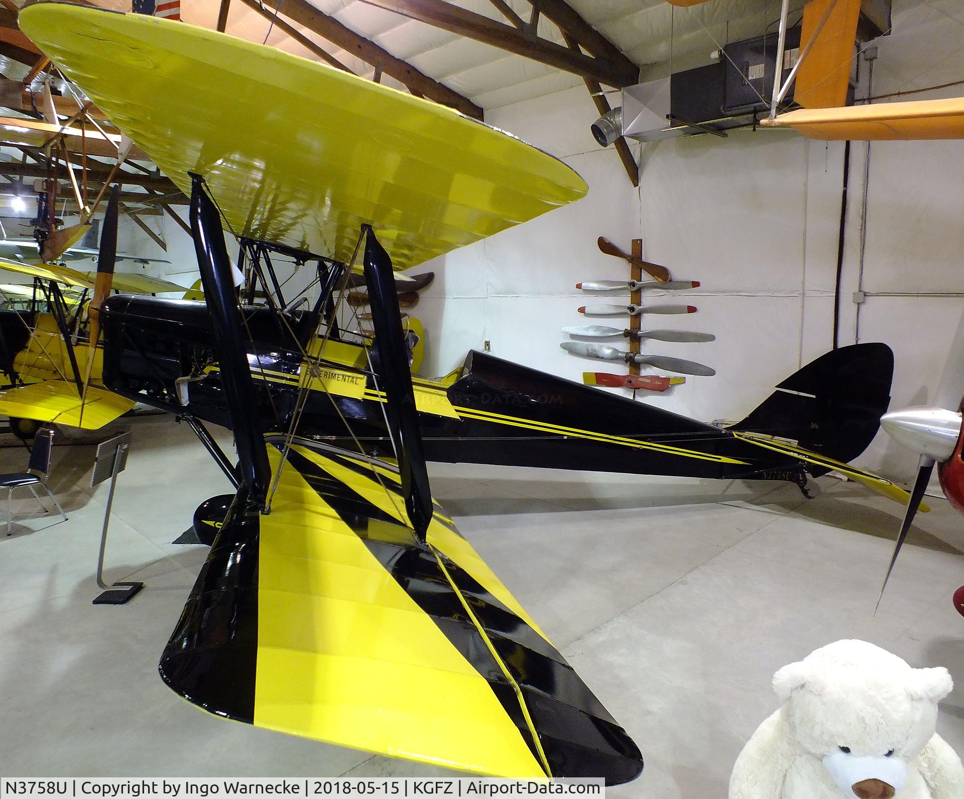 N3758U, 1941 De Havilland Canada DH-82C Tiger Moth C/N DHC1269, De Havilland (Schildberg) D.H.82A Tiger Moth at the Iowa Aviation Museum, Greenfield IA