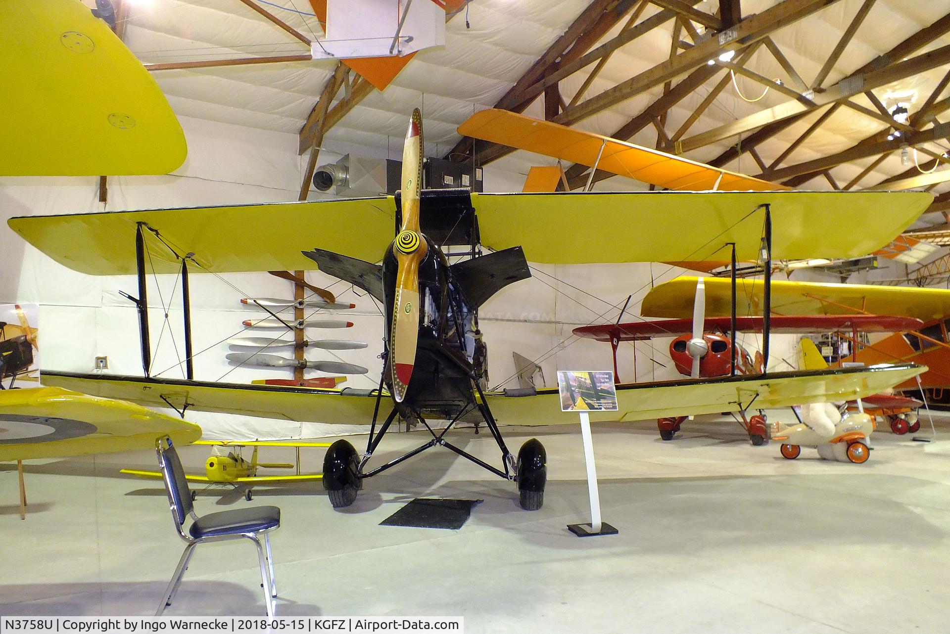 N3758U, 1941 De Havilland Canada DH-82C Tiger Moth C/N DHC1269, De Havilland (Schildberg) D.H.82A Tiger Moth at the Iowa Aviation Museum, Greenfield IA