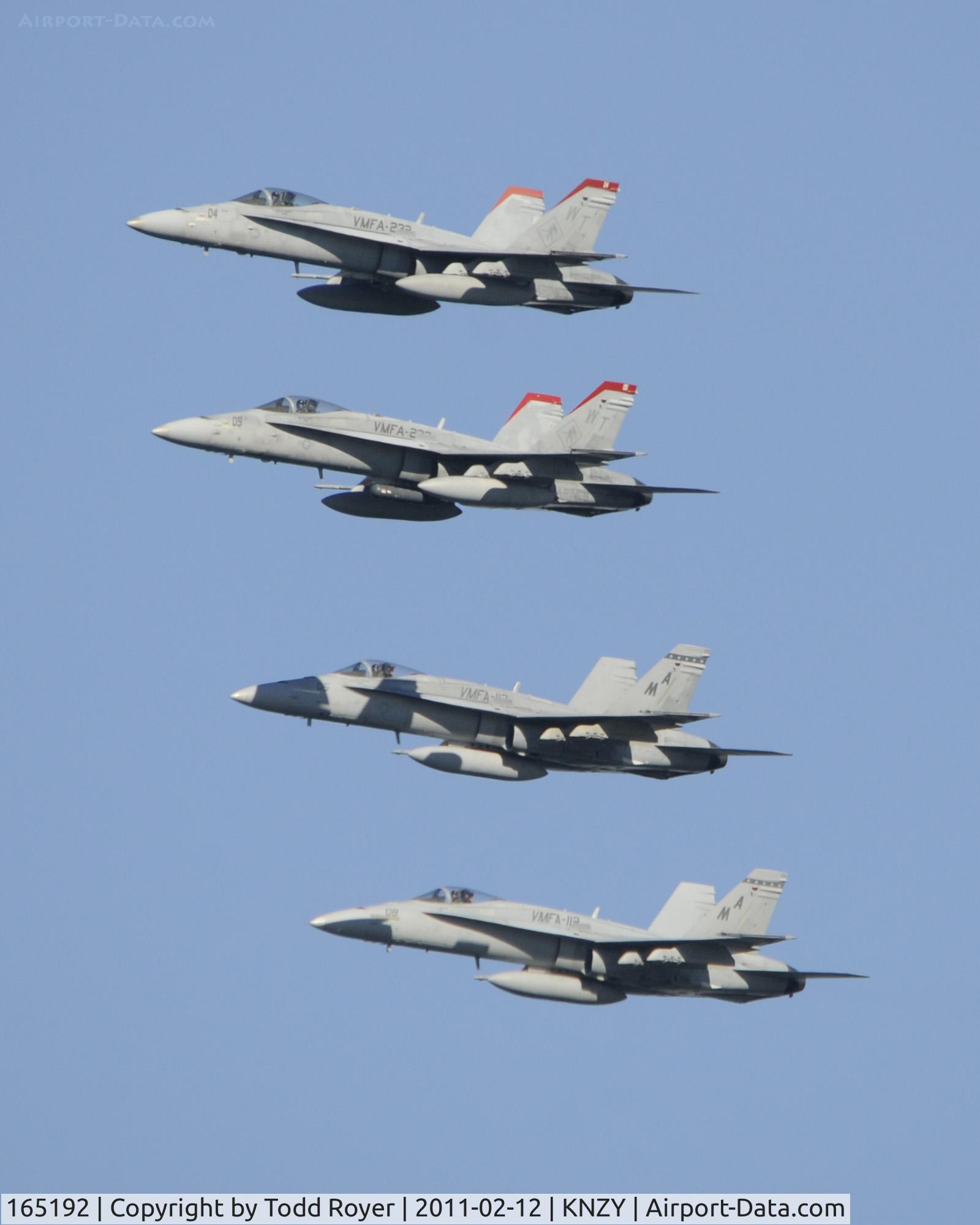 165192, McDonnell Douglas F/A-18C Hornet C/N 1333/C417, Marine Hornets