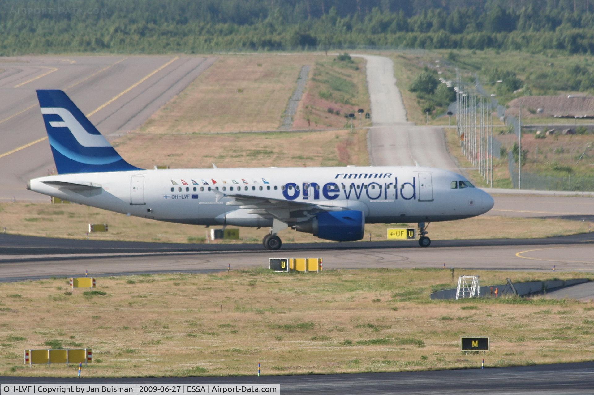 OH-LVF, 2002 Airbus A319-112 C/N 1808, Finnair