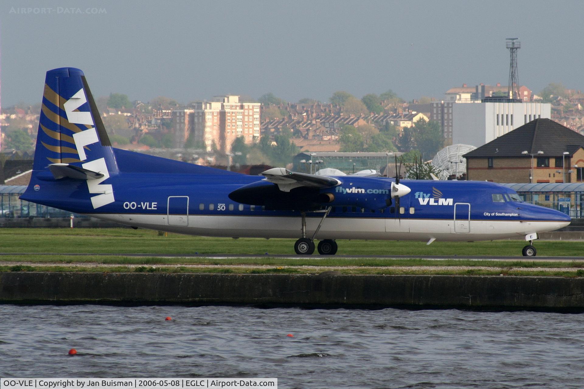 OO-VLE, 1988 Fokker 50 C/N 20132, VLM