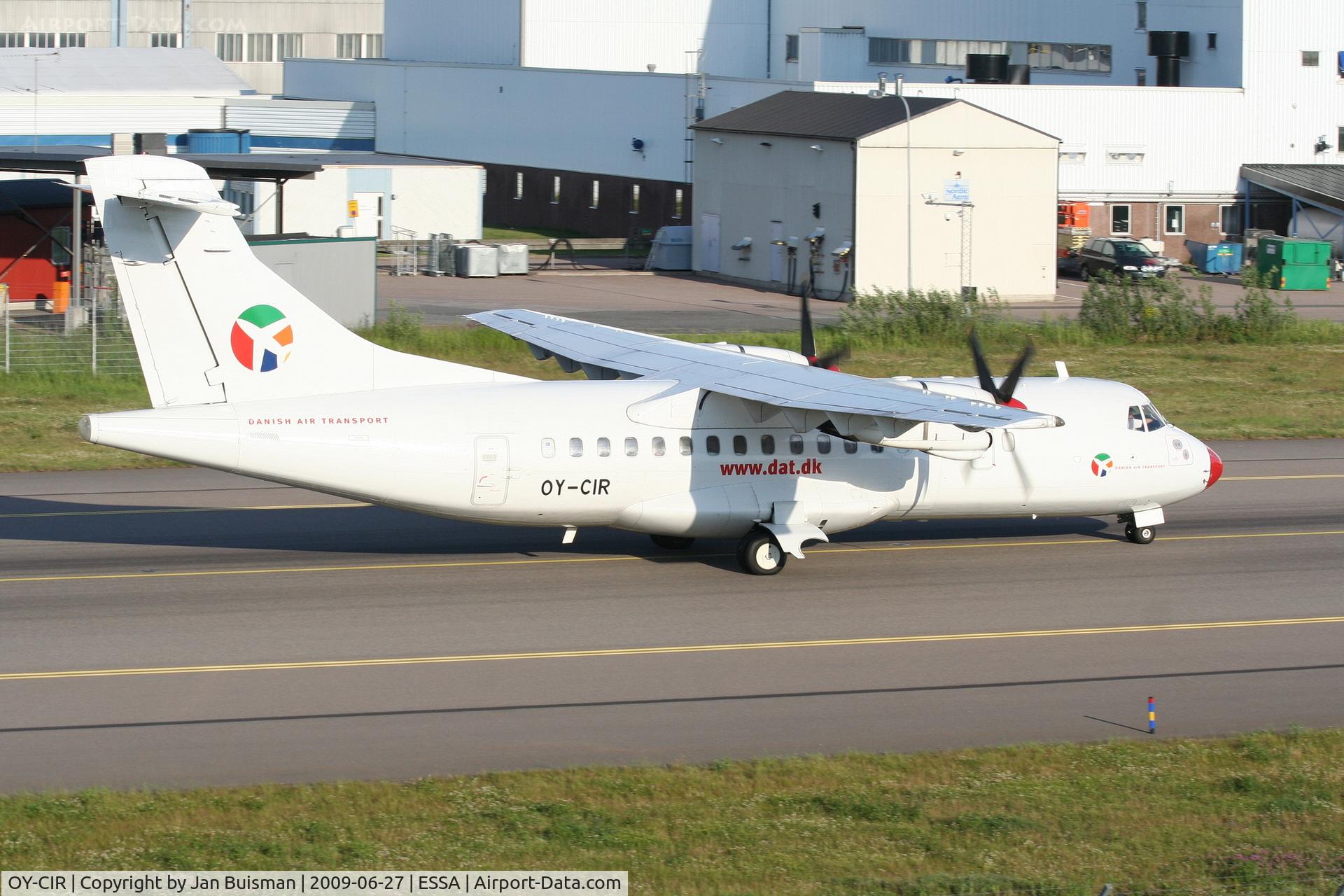 OY-CIR, 1988 ATR 42-312 C/N 107, DAT