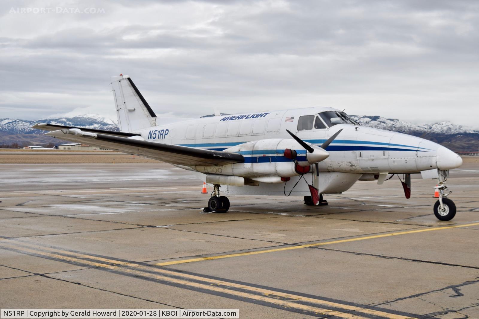 N51RP, 1983 Beech C99 Airliner C/N U-212, Parked on the south GA ramp.