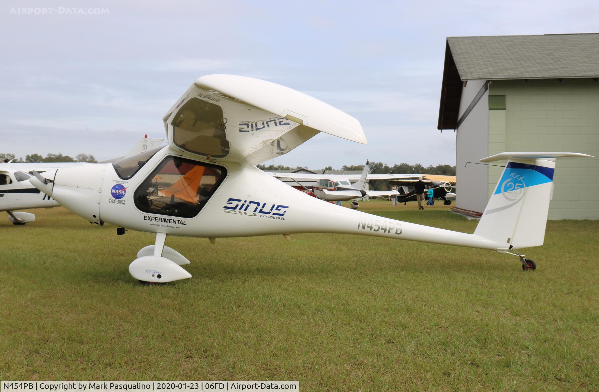 N454PB, 2014 Pipistrel Sinus C/N 597 SF 912 LSA, Pipistrel Sinus