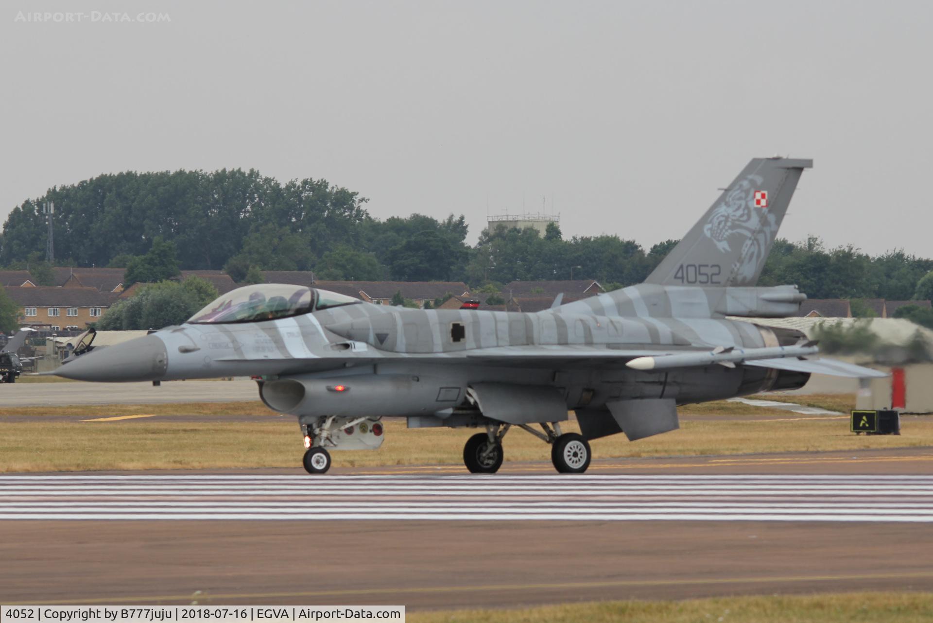 4052, Lockheed Martin F-16CJ Fighting Falcon C/N JC-13, at TATOO 2018