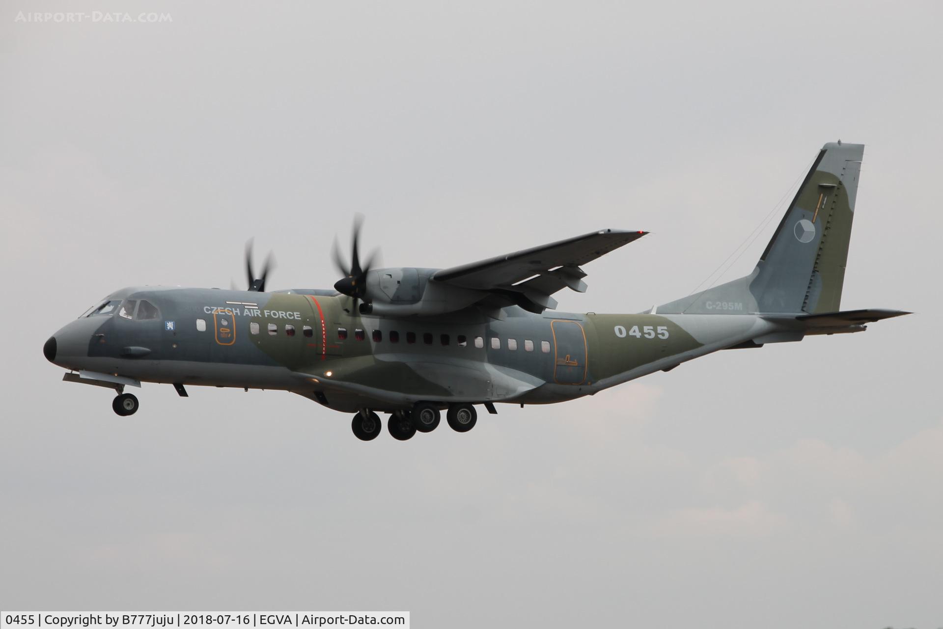 0455, CASA C-295M C/N S-075, at TATOO 2018
