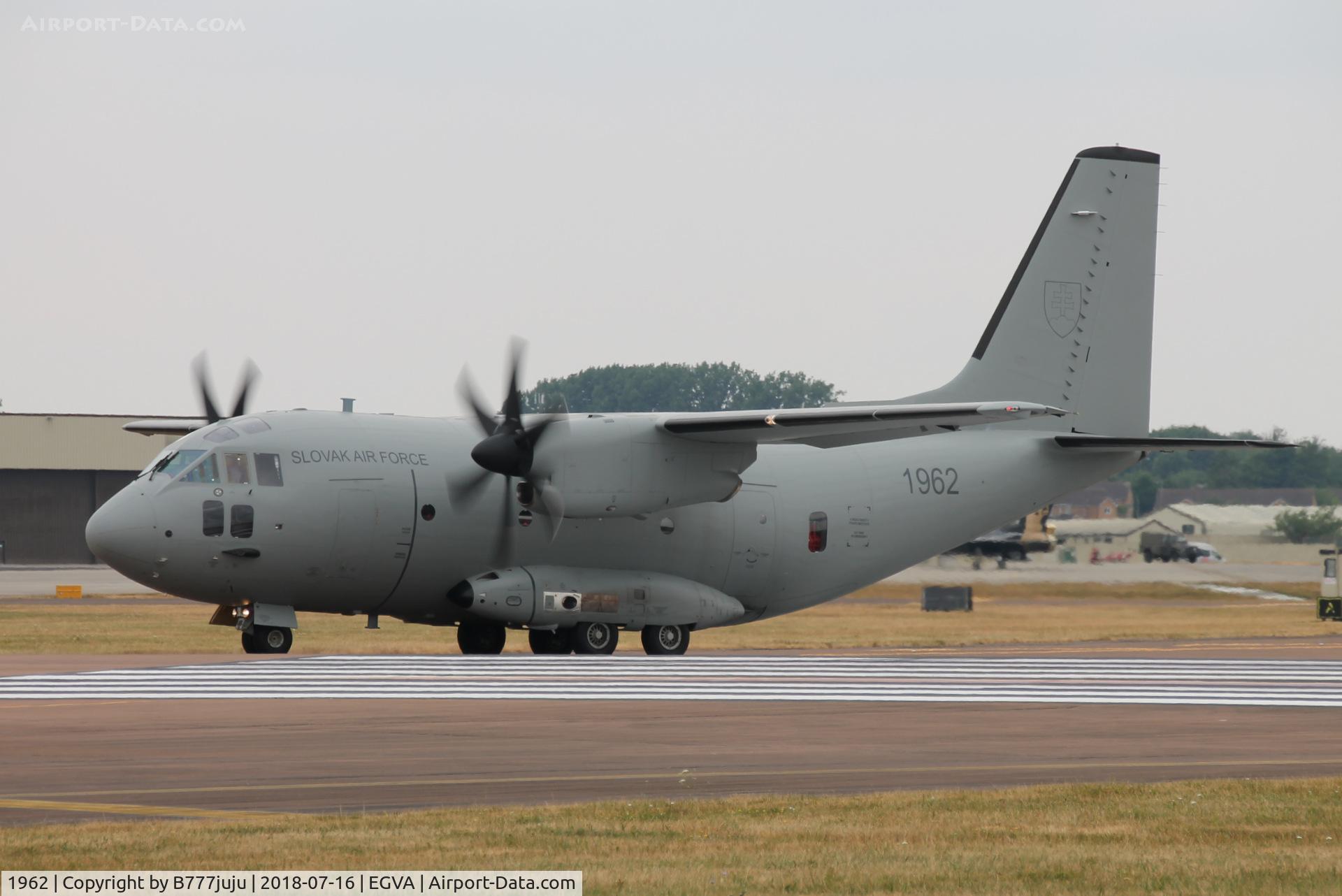 1962, 2018 Alenia C-27J Spartan C/N 4196, at TATOO 2018