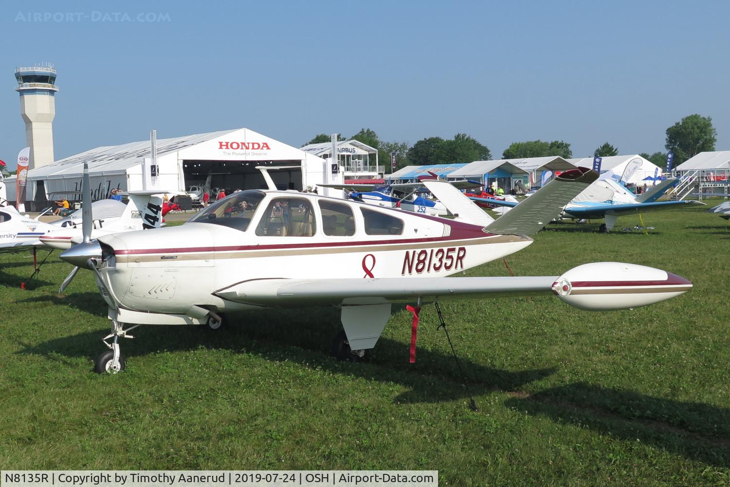 N8135R, 1974 Beech V35B Bonanza C/N D-9696, 1974 Beech V35B, c/n: D-9696