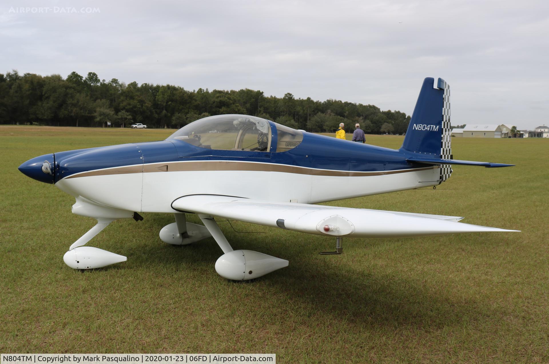 N804TM, 2004 Vans RV-7A C/N 70292, Vans RV-7A
