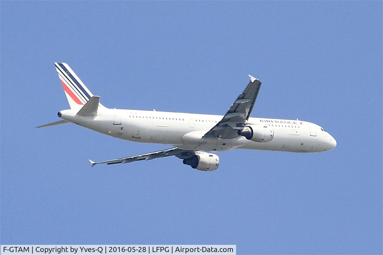 F-GTAM, 2002 Airbus A321-211 C/N 1859, Airbus A321-211, Climbing from  rwy 06R, Roissy Charles De Gaulle airport (LFPG-CDG)