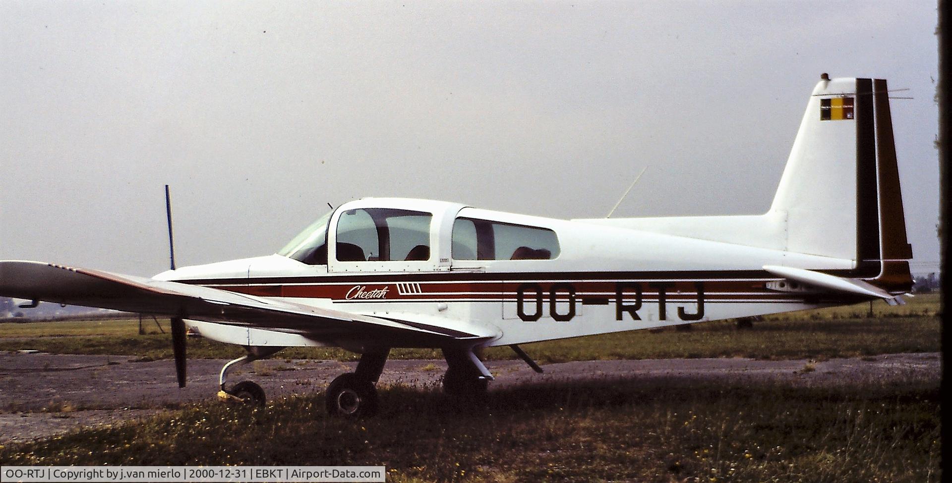OO-RTJ, 1979 Gulfstream American AA-5A Cheetah C/N AA5A-0741, RTC KORTRIJK
