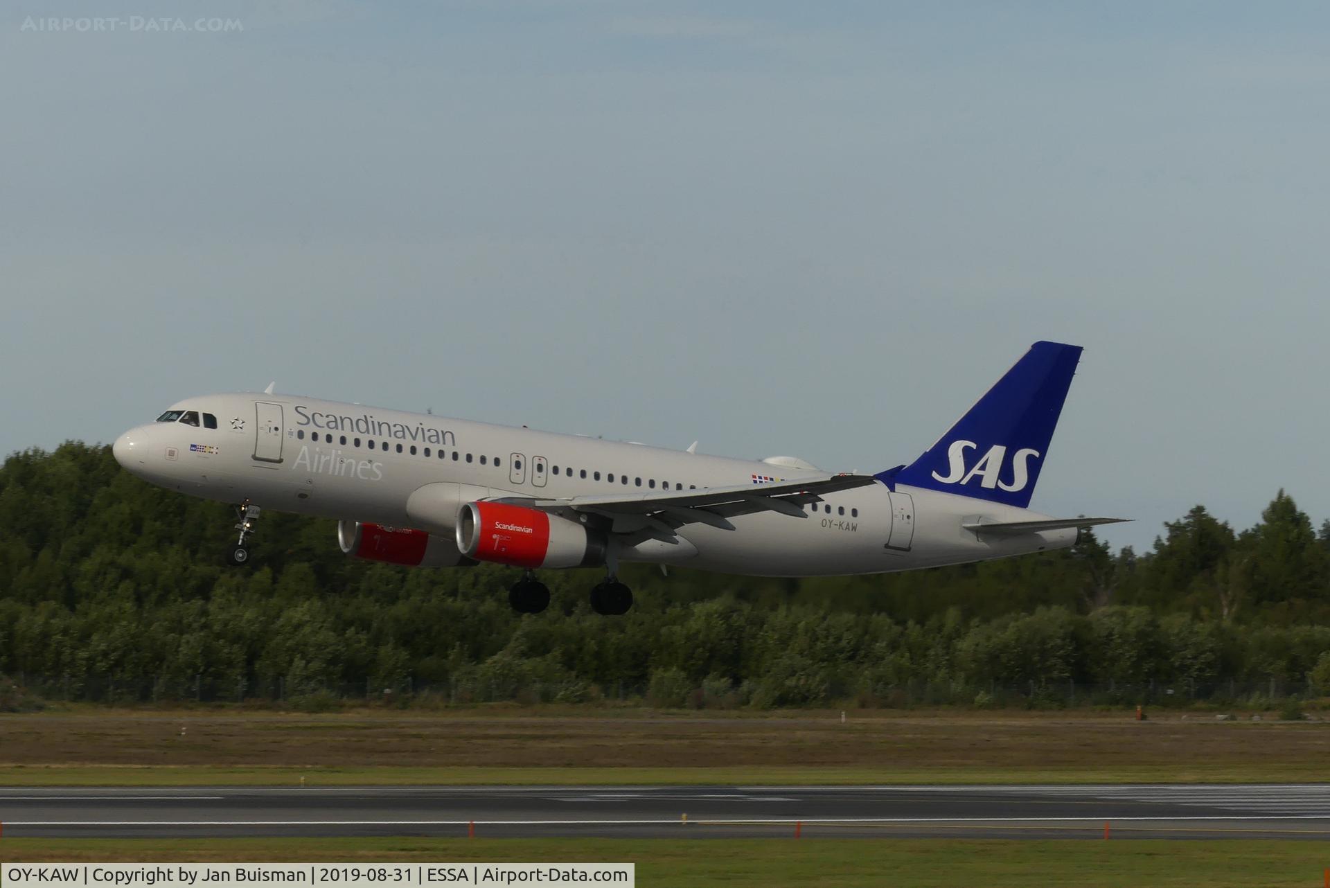 OY-KAW, 2006 Airbus A320-232 C/N 2817, SAS
