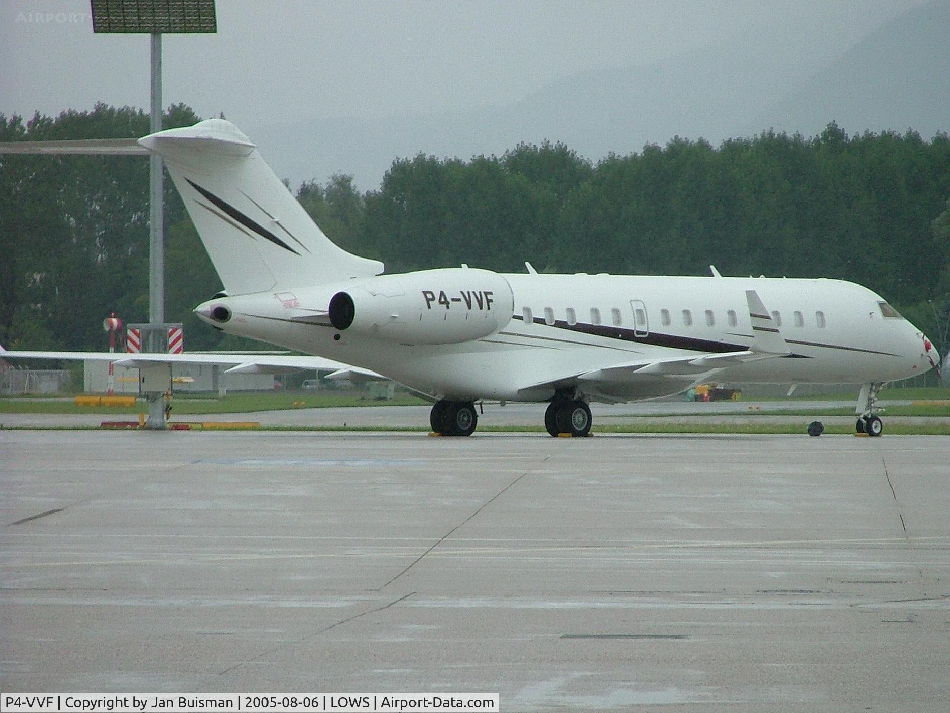 P4-VVF, 2004 Bombardier BD-700-1A10 Global Express C/N 9147, Silver Arrows