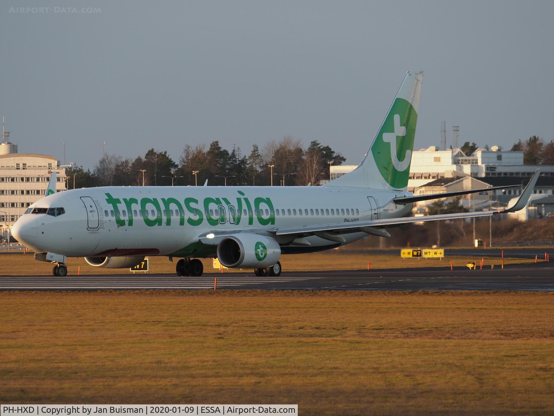 PH-HXD, 2016 Boeing 737-8K2 C/N 61791, Transavia