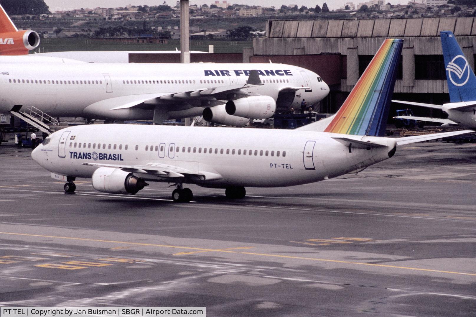 PT-TEL, 1989 Boeing 737-4YO C/N 24467, Trans Brasil