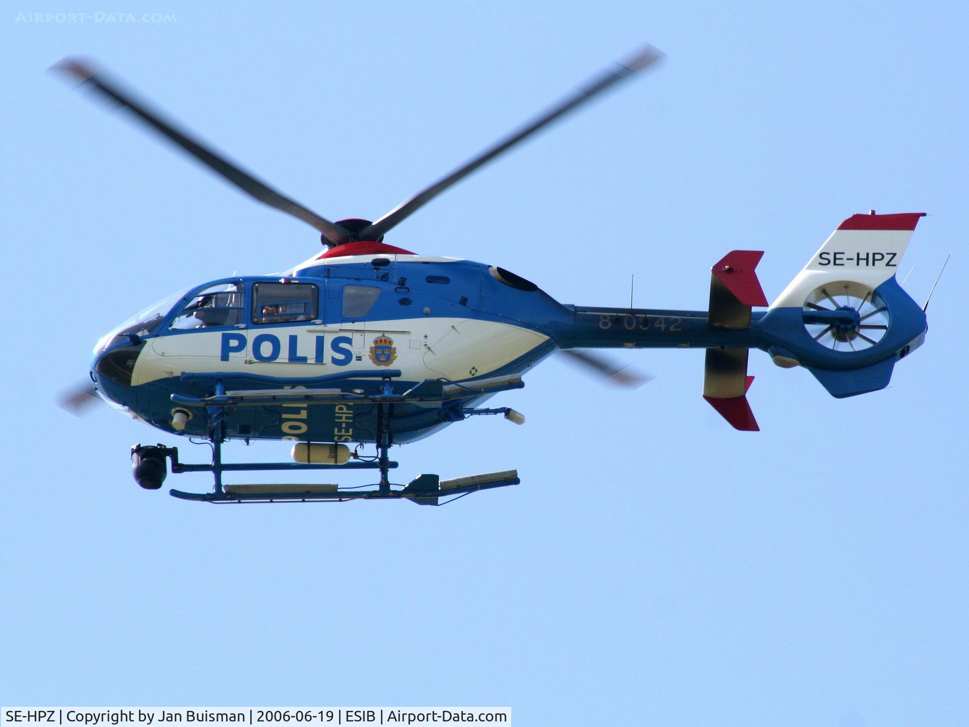 SE-HPZ, 2003 Eurocopter EC-135P-2 C/N 0282, Swedish Police