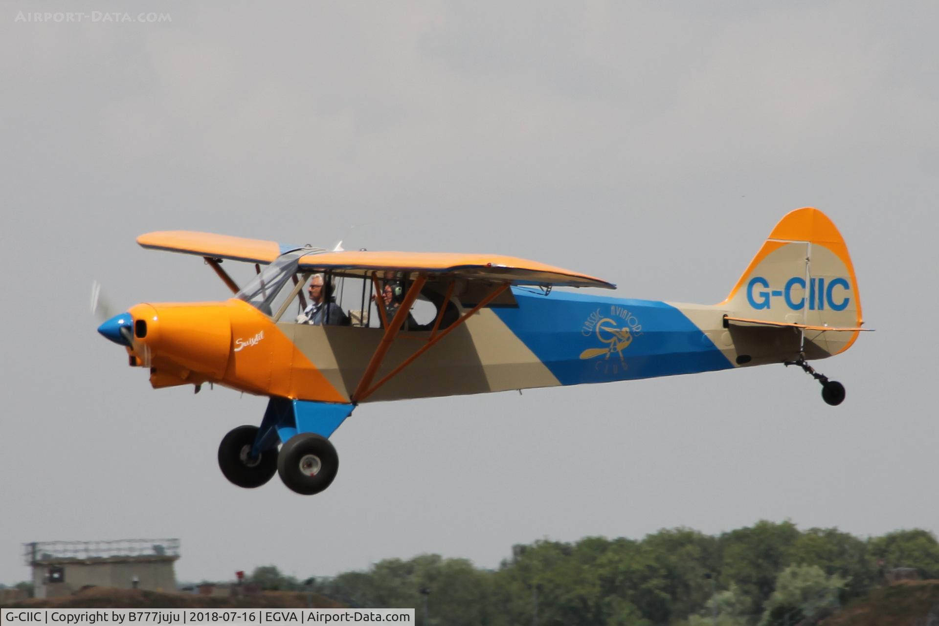 G-CIIC, 1957 Piper PA-18-150 Super Cub C/N 18-5356, at TATOO 2018