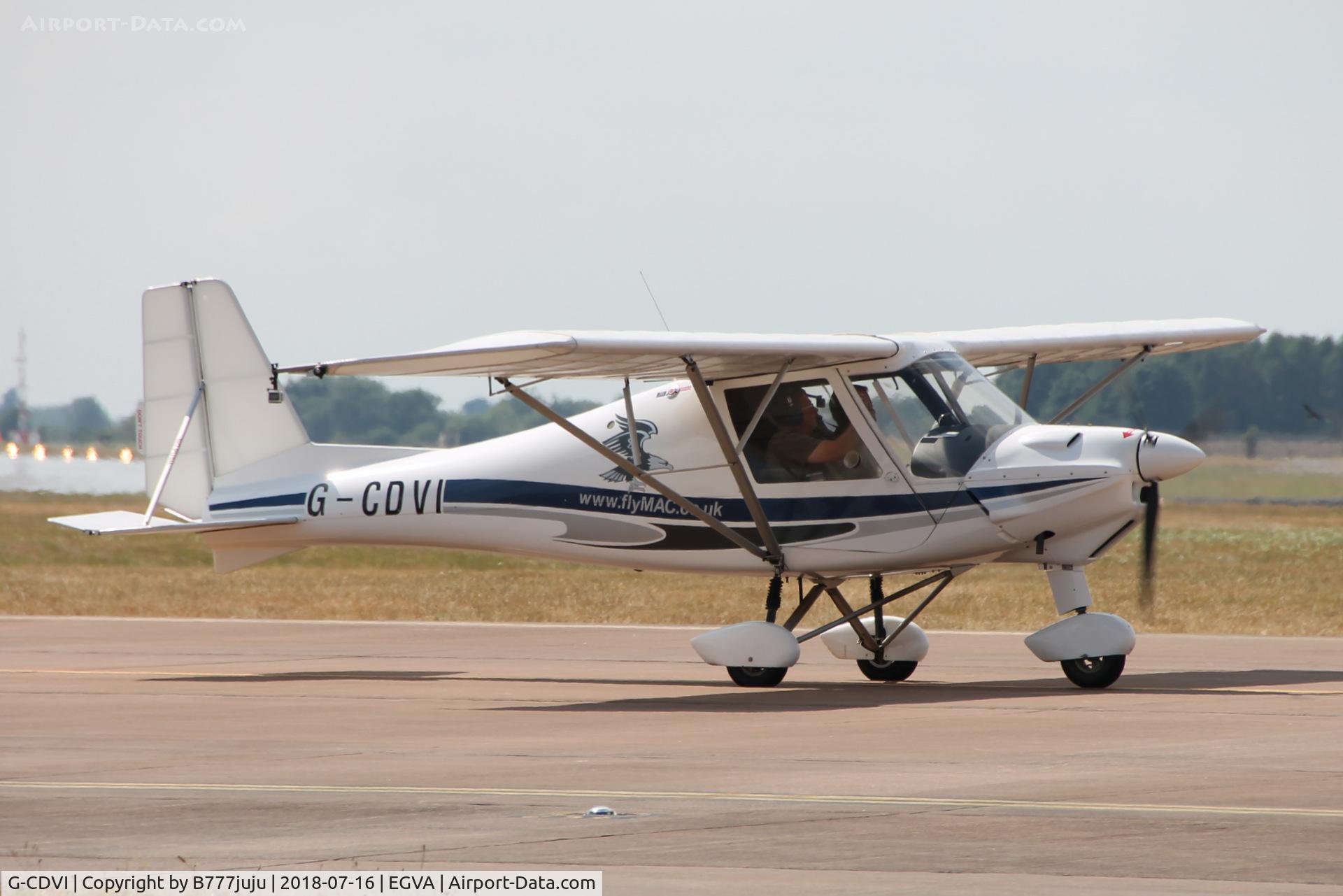 G-CDVI, 2006 Comco Ikarus C42 FB80 C/N 0602-6794, at TATOO 2018