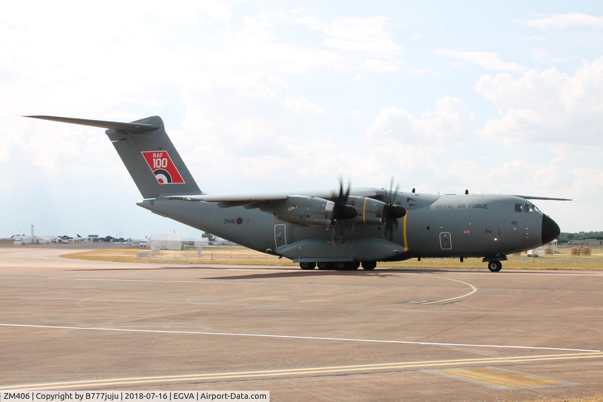 ZM406, 2015 Airbus A400M Atlas C.1 C/N 025, at TATOO 2018