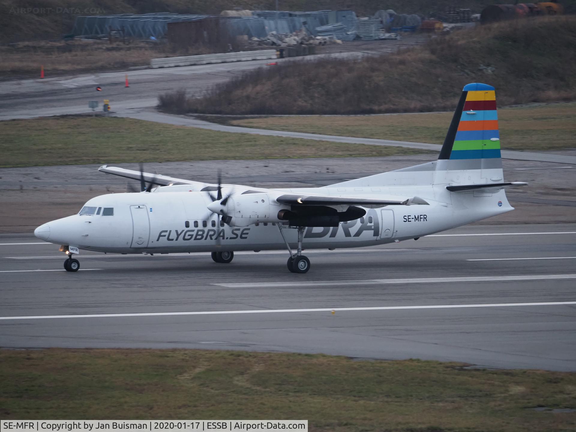 SE-MFR, 1992 Fokker 50 C/N 20264, Braathens Regional
