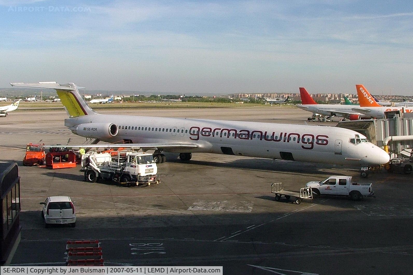 SE-RDR, 1980 McDonnell Douglas MD-82 (DC-9-82) C/N 49151/1088, Germanwings