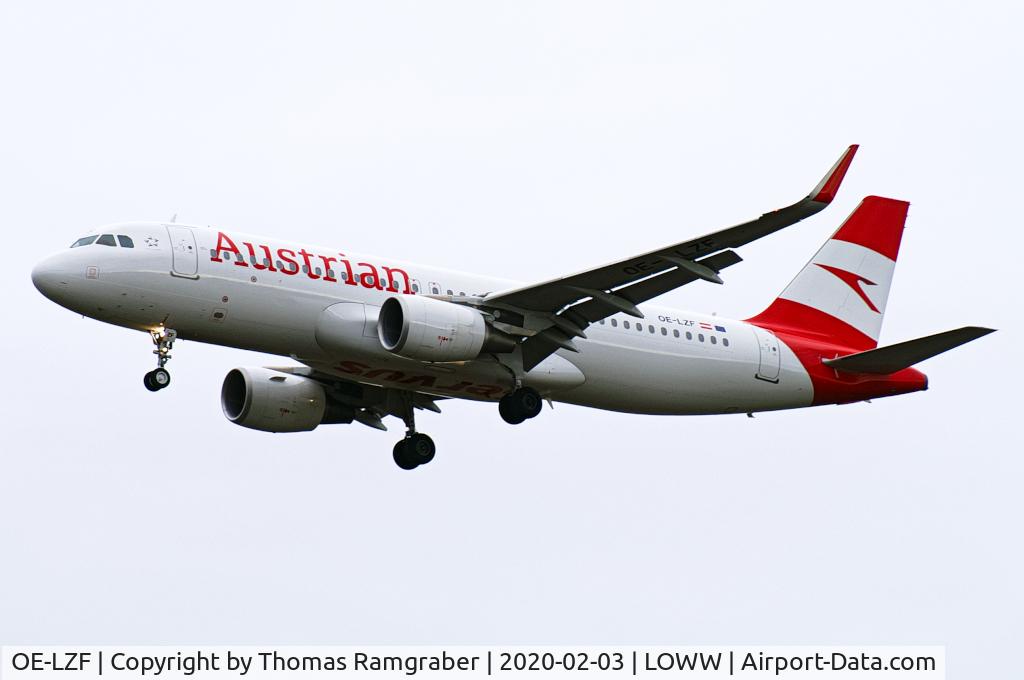 OE-LZF, 2013 Airbus A320-214 C/N 5841, Austrian Airlines Airbus A320