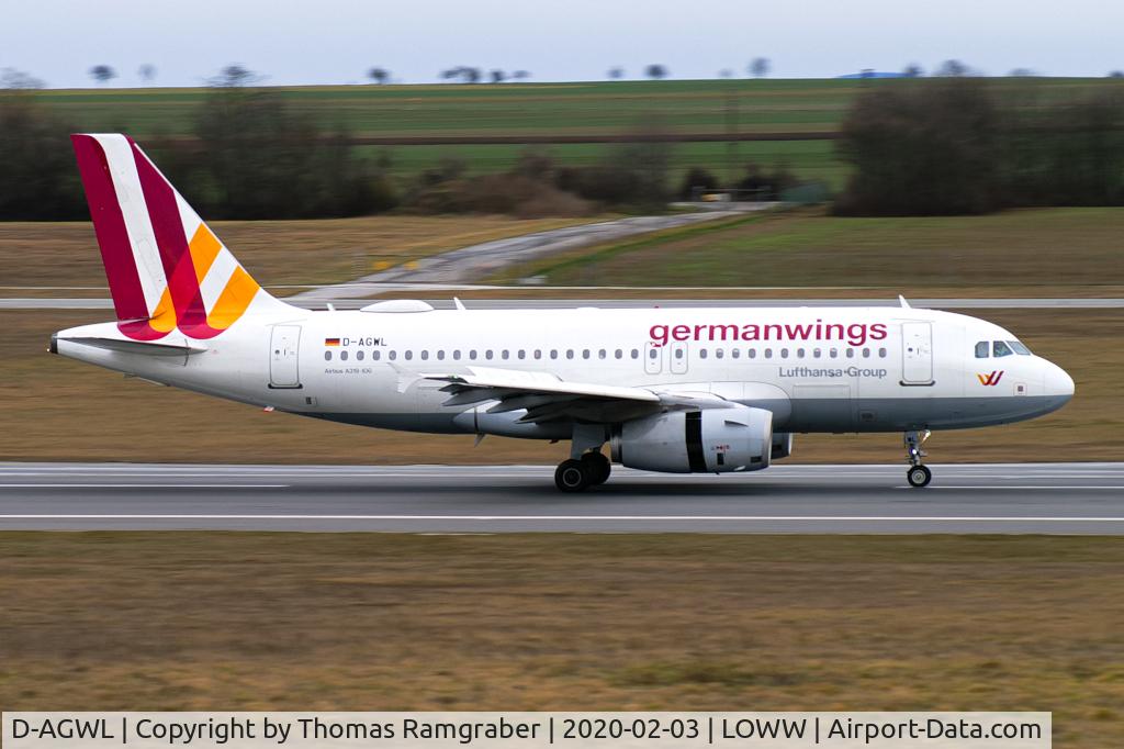 D-AGWL, 2008 Airbus A319-132 C/N 3534, Germanwings Airbus A319