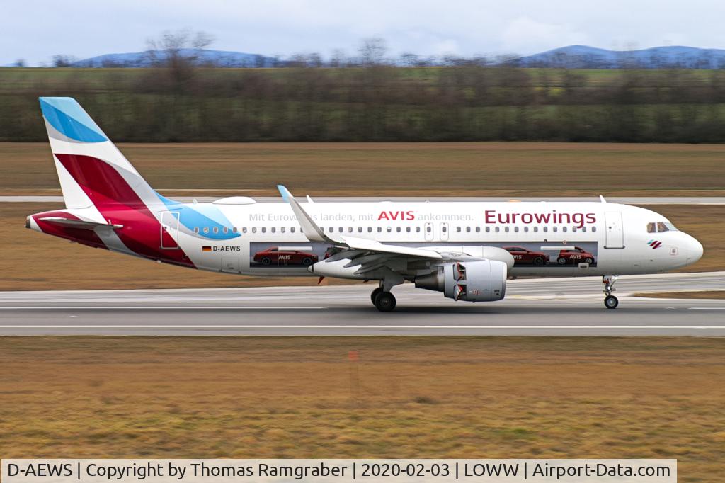 D-AEWS, 2016 Airbus A320-214 C/N 7439, Eurowings Airbus A320