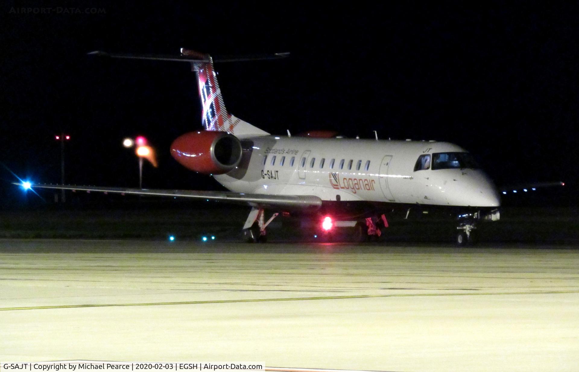 G-SAJT, 2001 Embraer ERJ-135ER (EMB-135ER) C/N 145376, 