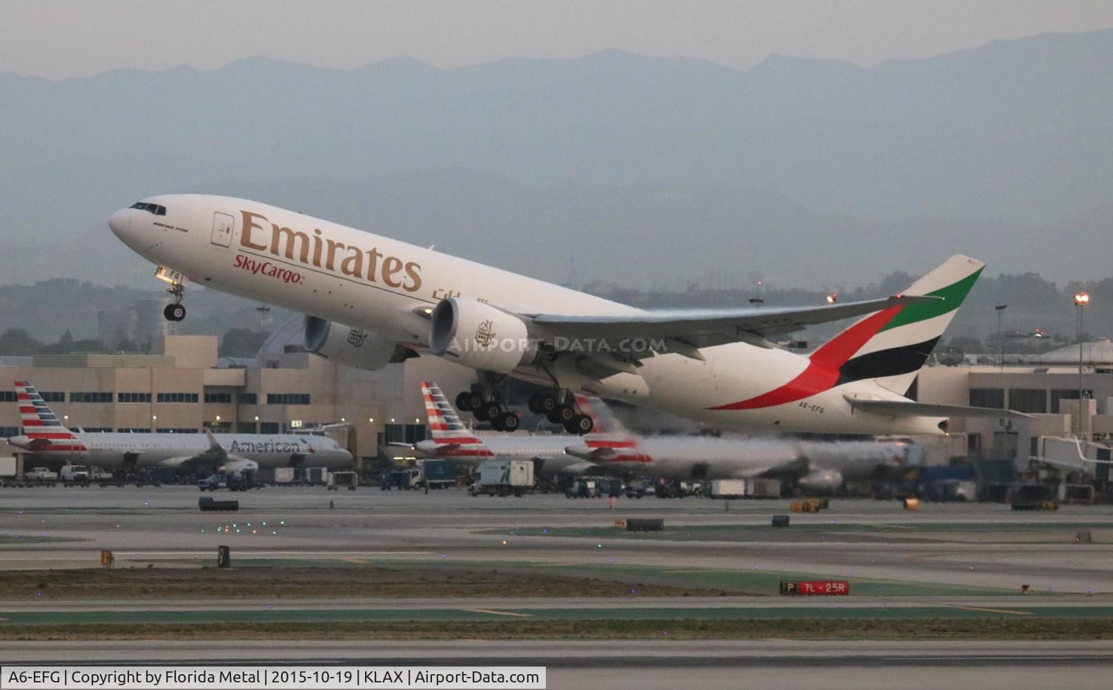 A6-EFG, 2012 Boeing 777-F1H C/N 35613, LAX spotting
