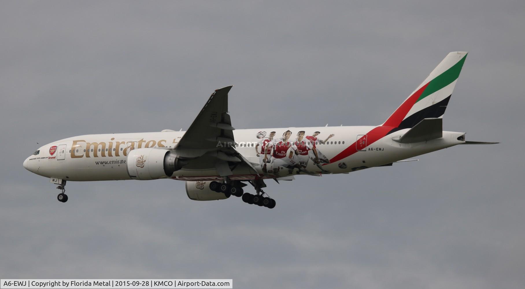 A6-EWJ, 2009 Boeing 777-21H/LR C/N 35590, MCO spotting