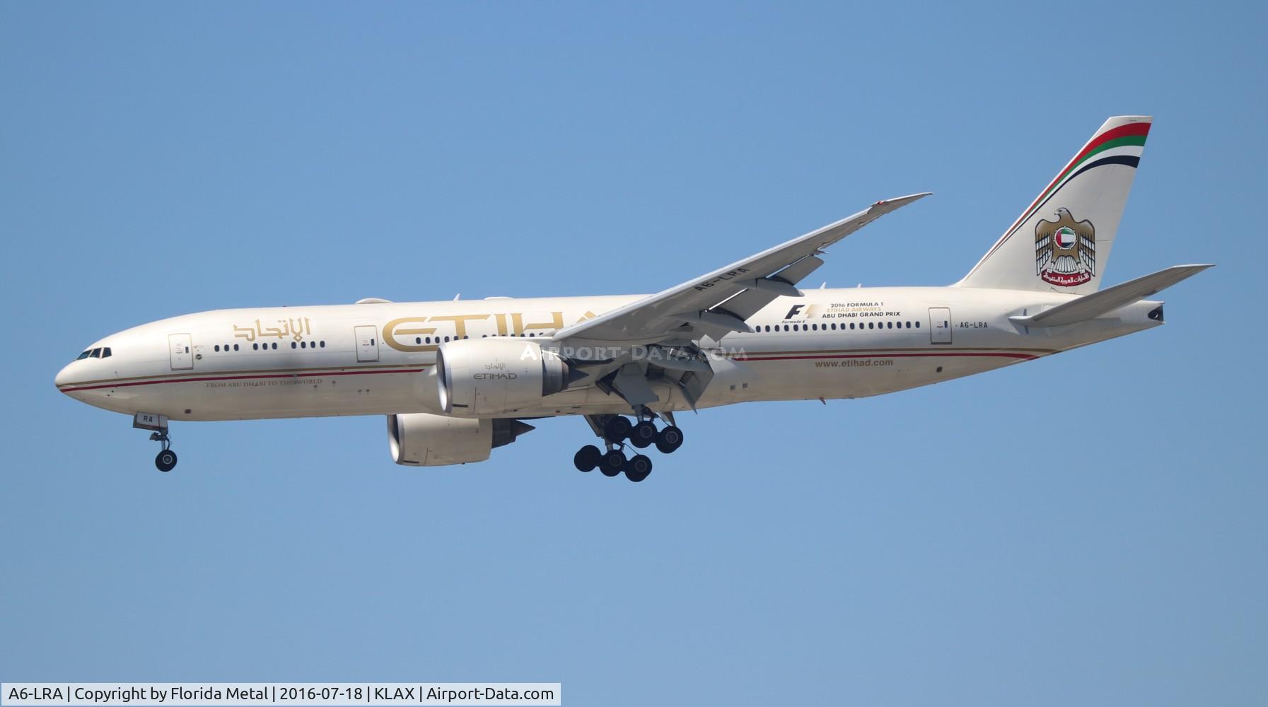 A6-LRA, 2007 Boeing 777-237/LR C/N 36300, LAX Spotting