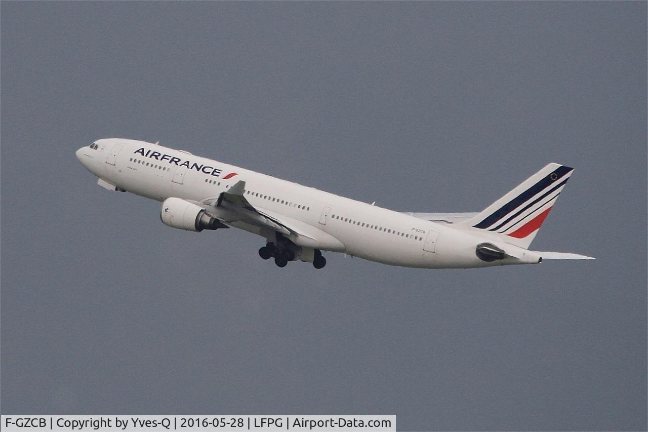 F-GZCB, 2001 Airbus A330-203 C/N 443, Airbus A330-203, Take off rwy 08L, Roissy Charles De Gaulle airport (LFPG-CDG)