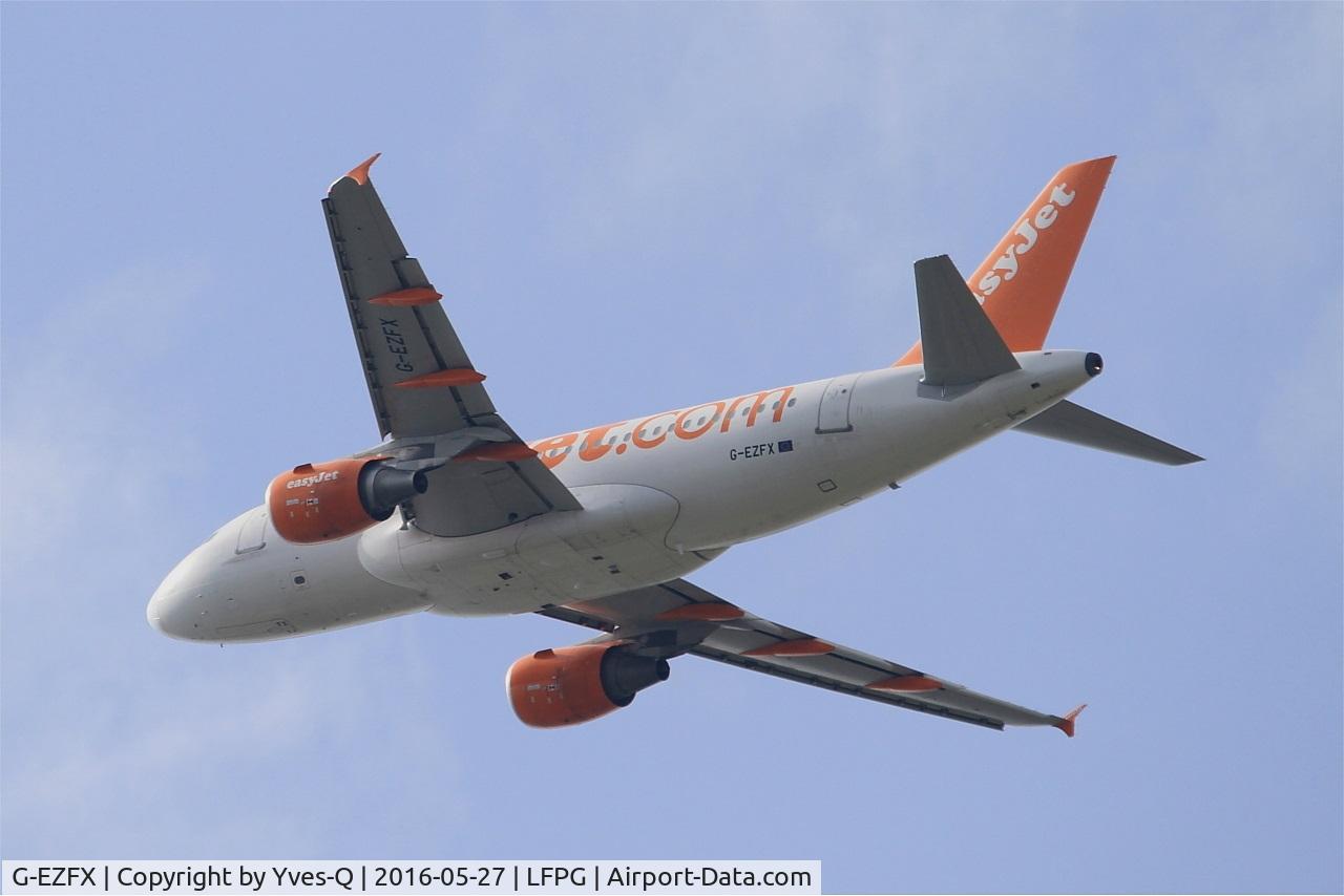 G-EZFX, 2010 Airbus A319-111 C/N 4385, Airbus A319-111, Take off rwy 27L, Roissy Charles De Gaulle airport (LFPG-CDG)