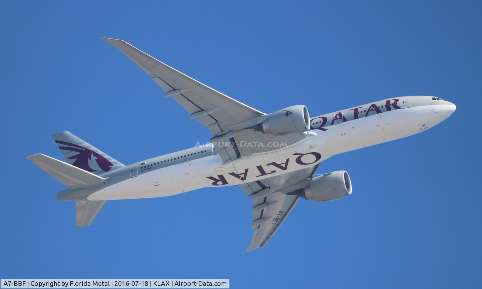 A7-BBF, 2010 Boeing 777-2DZ/LR C/N 36018, LAX spotting
