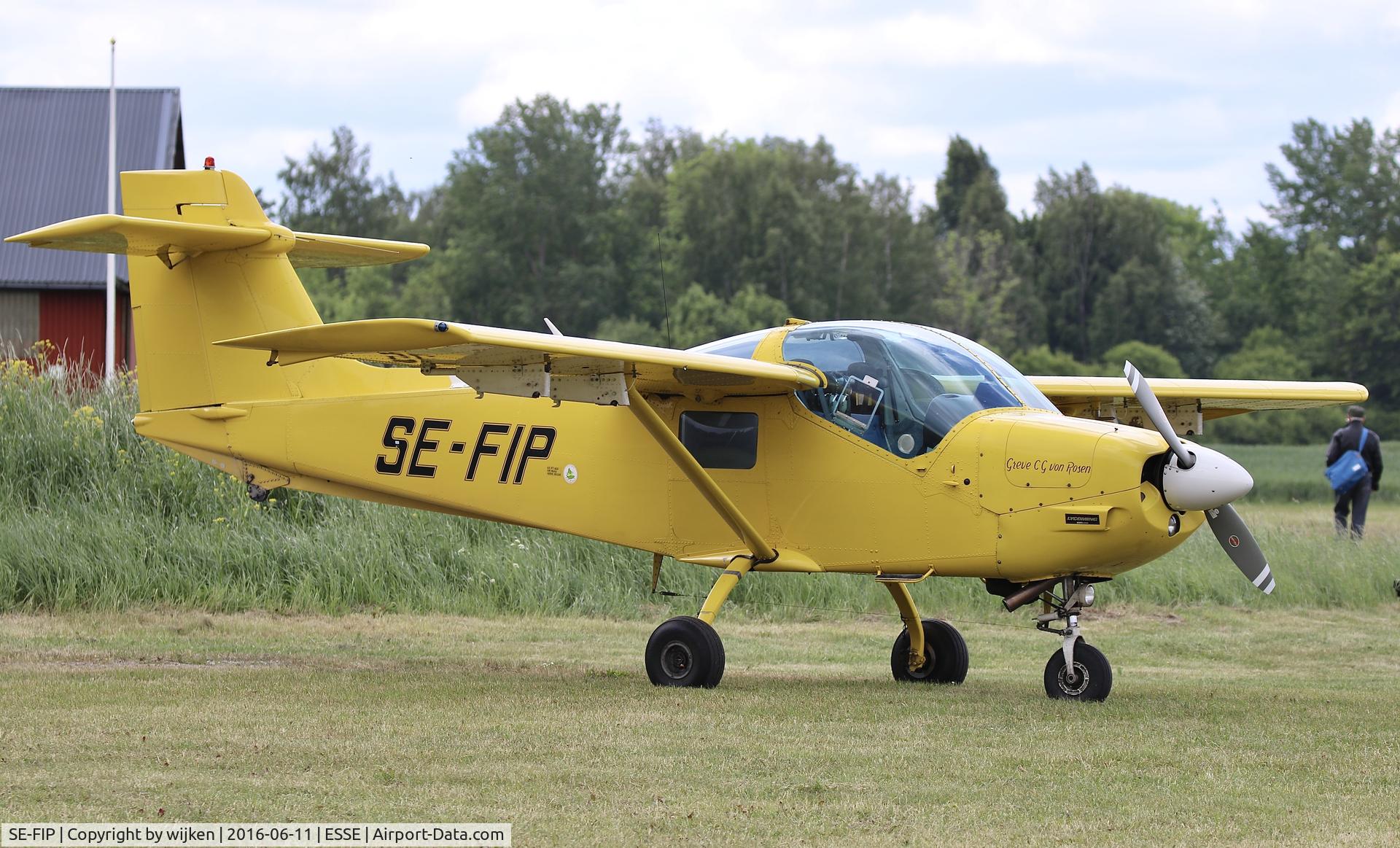 SE-FIP, 1976 Saab MFI-15-200A Safari C/N 15-902, Greve C G von Rosen