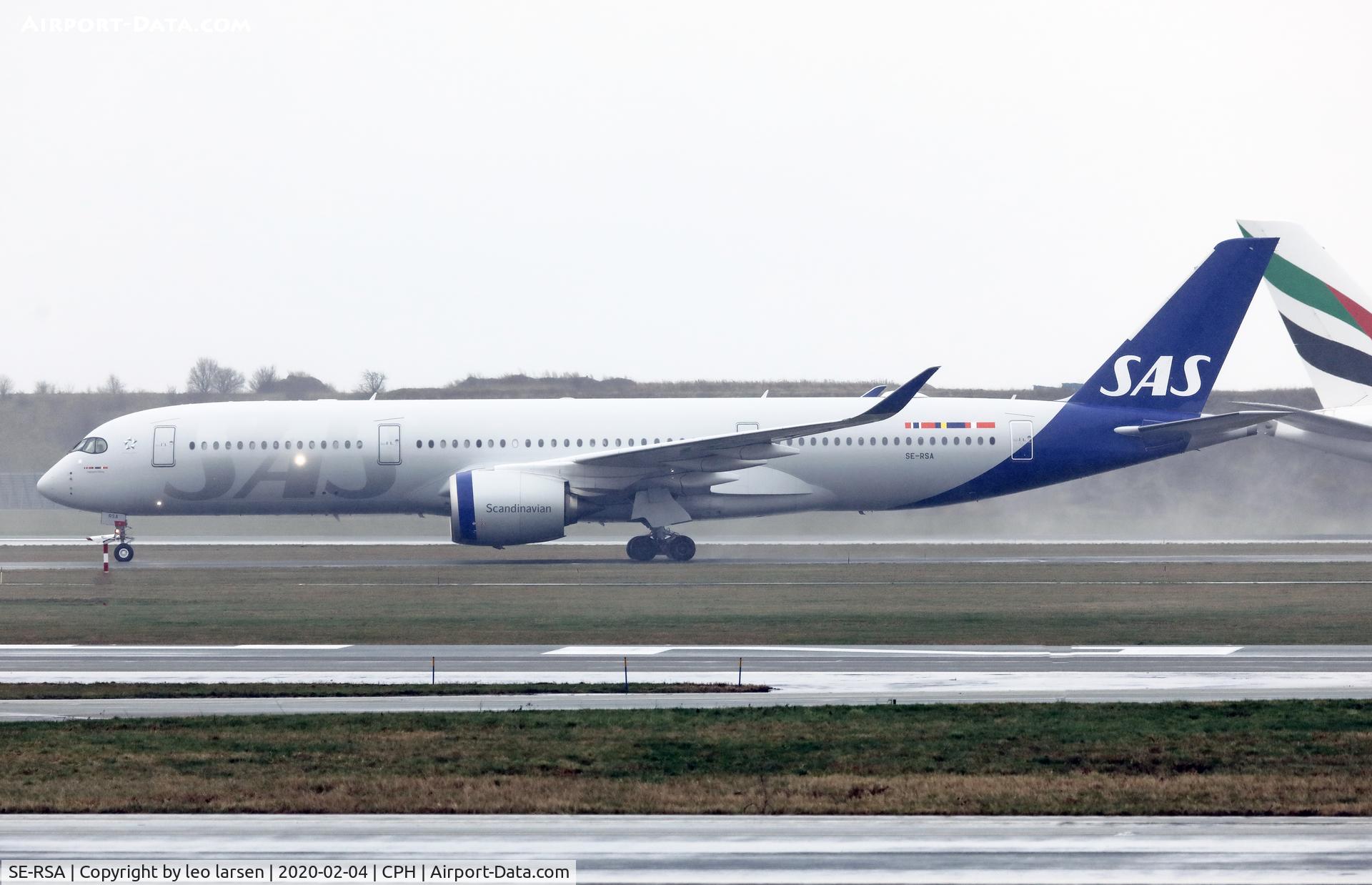 SE-RSA, 2019 Airbus A350-941 C/N 358, Copenhagen 4.2.2020