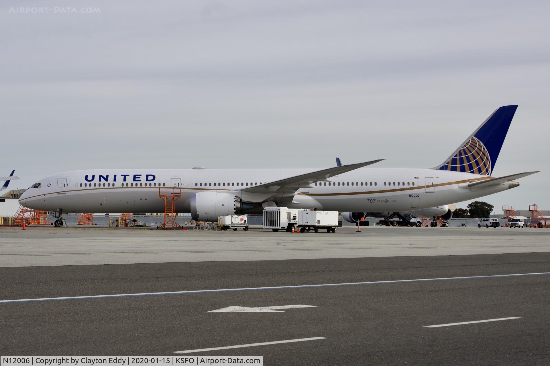 N12006, 2019 Boeing 787-10 Dreamliner C/N 60140, SFO 2020.