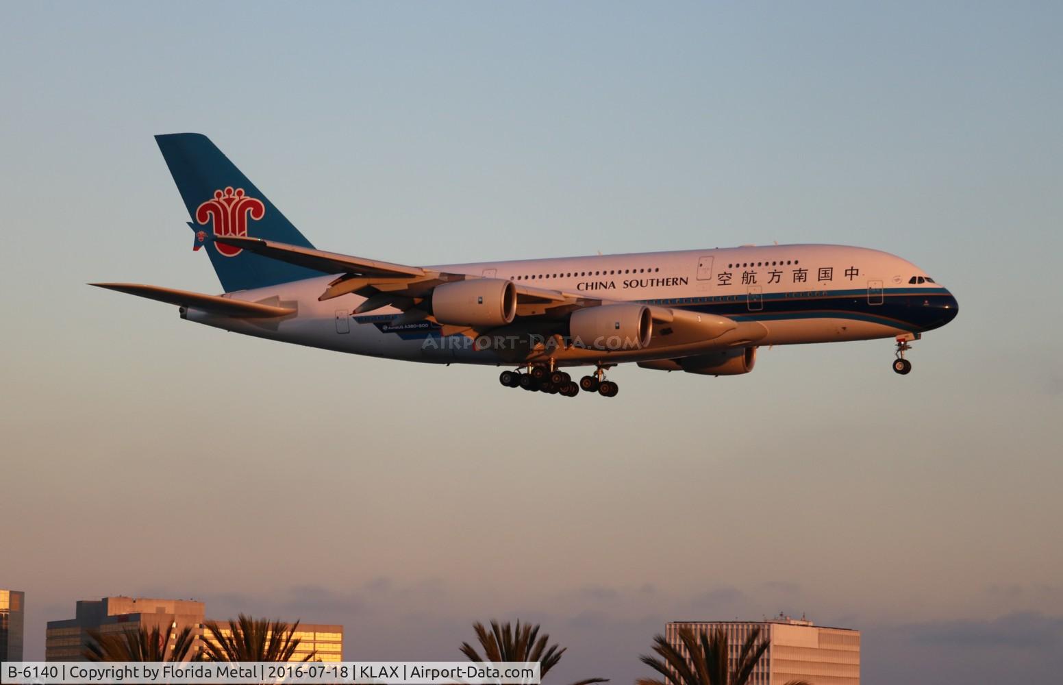 B-6140, 2012 Airbus A380-841 C/N 120, LAX spotting