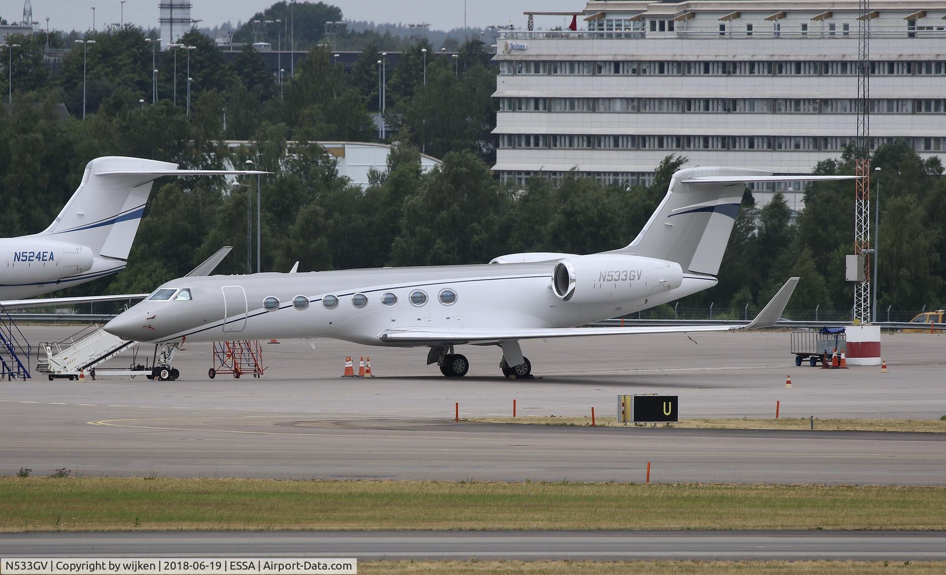 N533GV, Gulfstream Aerospace GV-SP (G550) C/N 5330, Ramp M