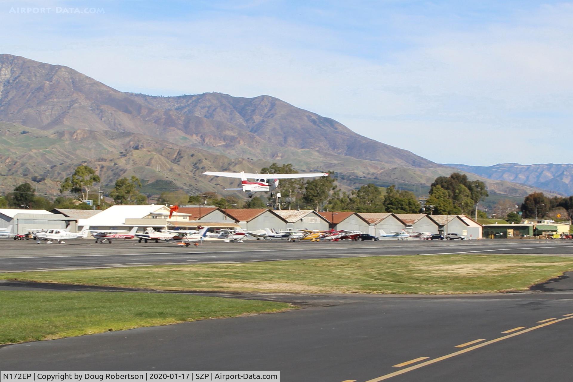 N172EP, 1976 Cessna 172N C/N 17267932, 1976 Cessna 172N SKYHAWK II, Lycoming IO-360-H2AD 160 Hp, takeoff climb Rwy 04
