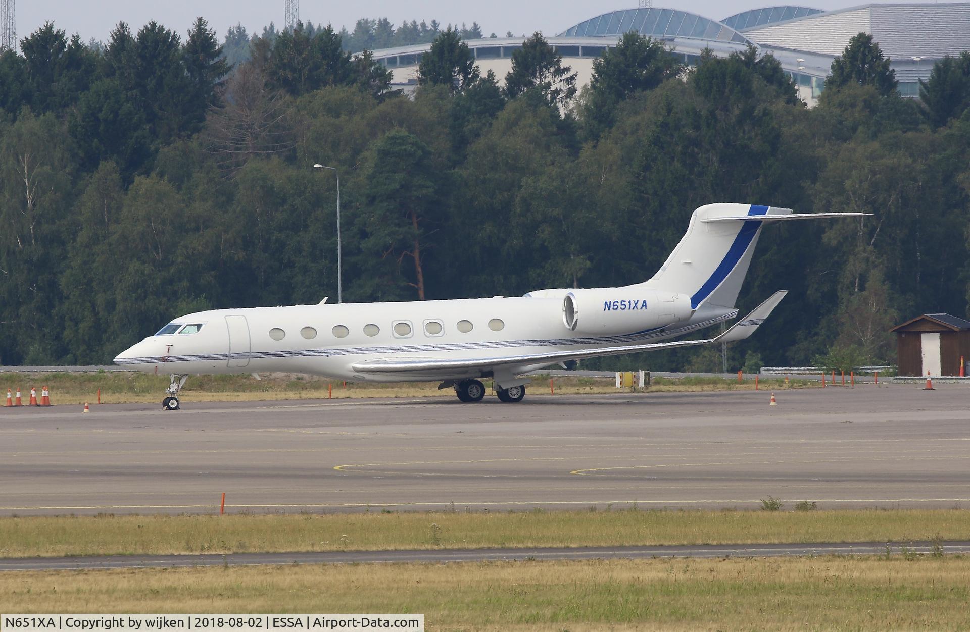 N651XA, 2016 Gulfstream G-VI (G650ER) C/N 6211, Ramp M