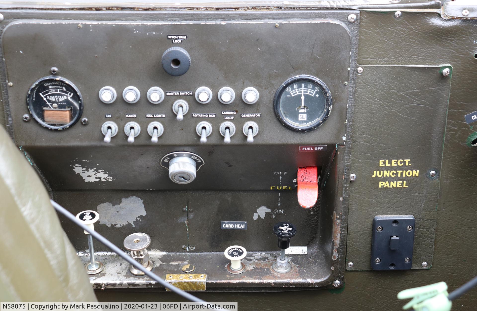 N58075, 1943 Taylorcraft DCO-65 C/N 5794, Taylorcraft L-2