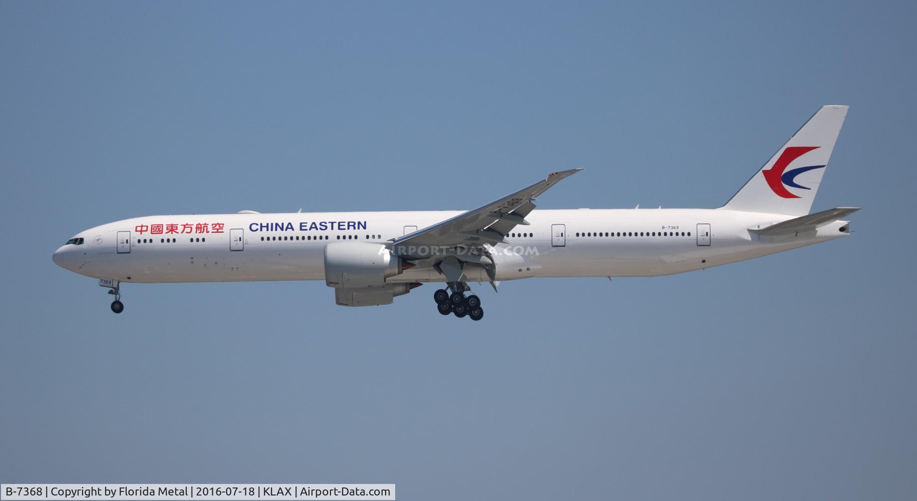 B-7368, 2016 Boeing 777-39P/ER C/N 43282, LAX 2016