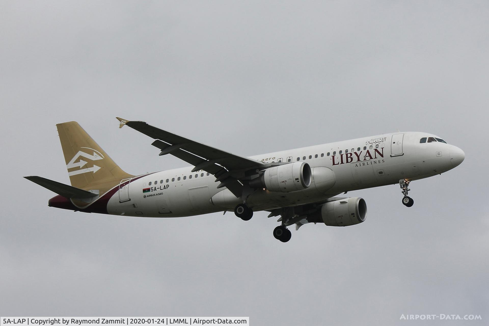 5A-LAP, 2012 Airbus A320-214 C/N 5405, A320 5A-LAP Libyan Airlines